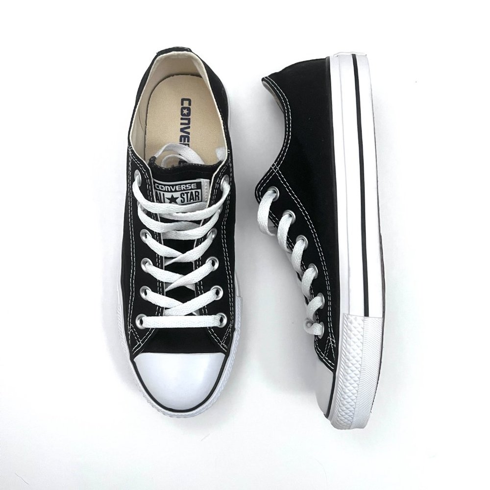 NWOT Converse All Star Black Sneakers Low Top Classic Chuck Taylor Women's 8.5